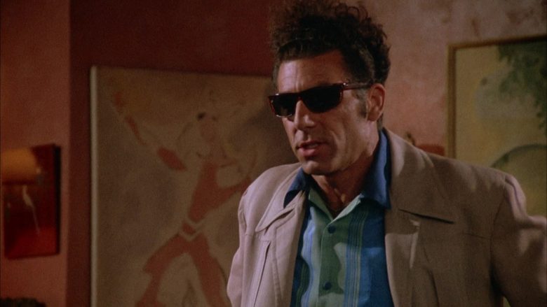 Ray-Ban Sunglasses Worn by Michael Richards as Cosmo Kramer in Seinfeld Season 4 Episode 1 (10)