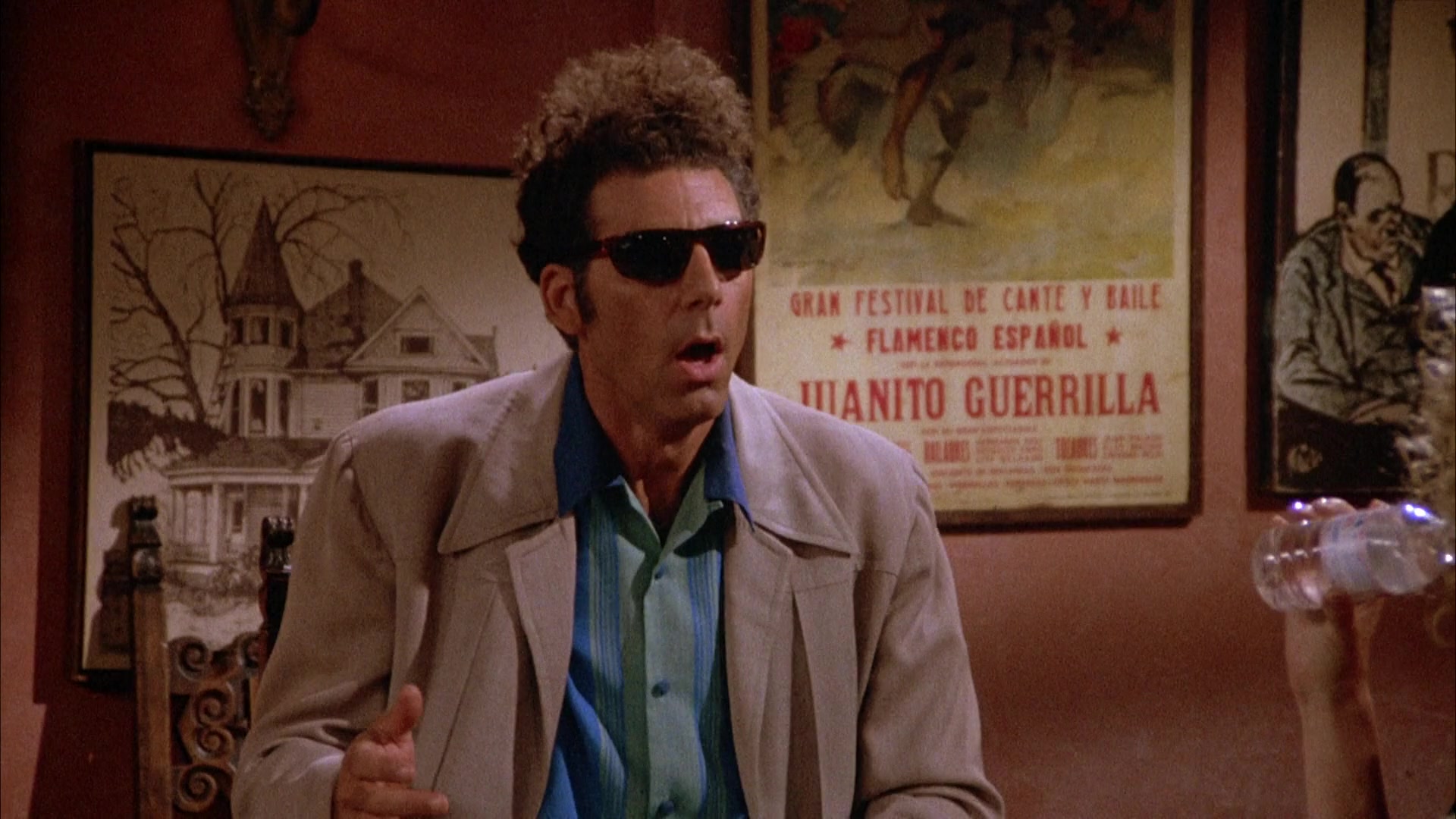 Ray-Ban Sunglasses Worn By Michael Richards As Cosmo Kramer In Seinfeld  Season 4 Episode 1 "The Trip (Part 1)" (1992)