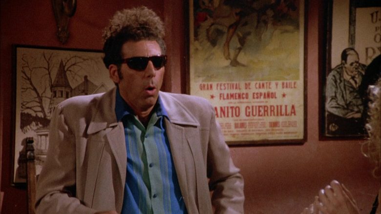 Ray-Ban Sunglasses Worn by Michael Richards as Cosmo Kramer in Seinfeld Season 4 Episode 1 (6)