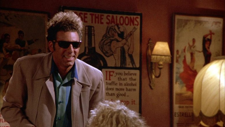 Ray-Ban Sunglasses Worn by Michael Richards as Cosmo Kramer in Seinfeld Season 4 Episode 1 (8)