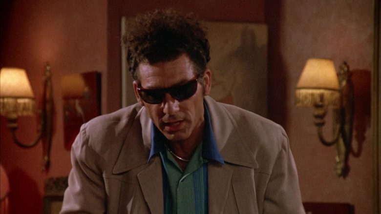 Ray-Ban Sunglasses Worn by Michael Richards as Cosmo Kramer in Seinfeld Season 4 Episode 1 (9)
