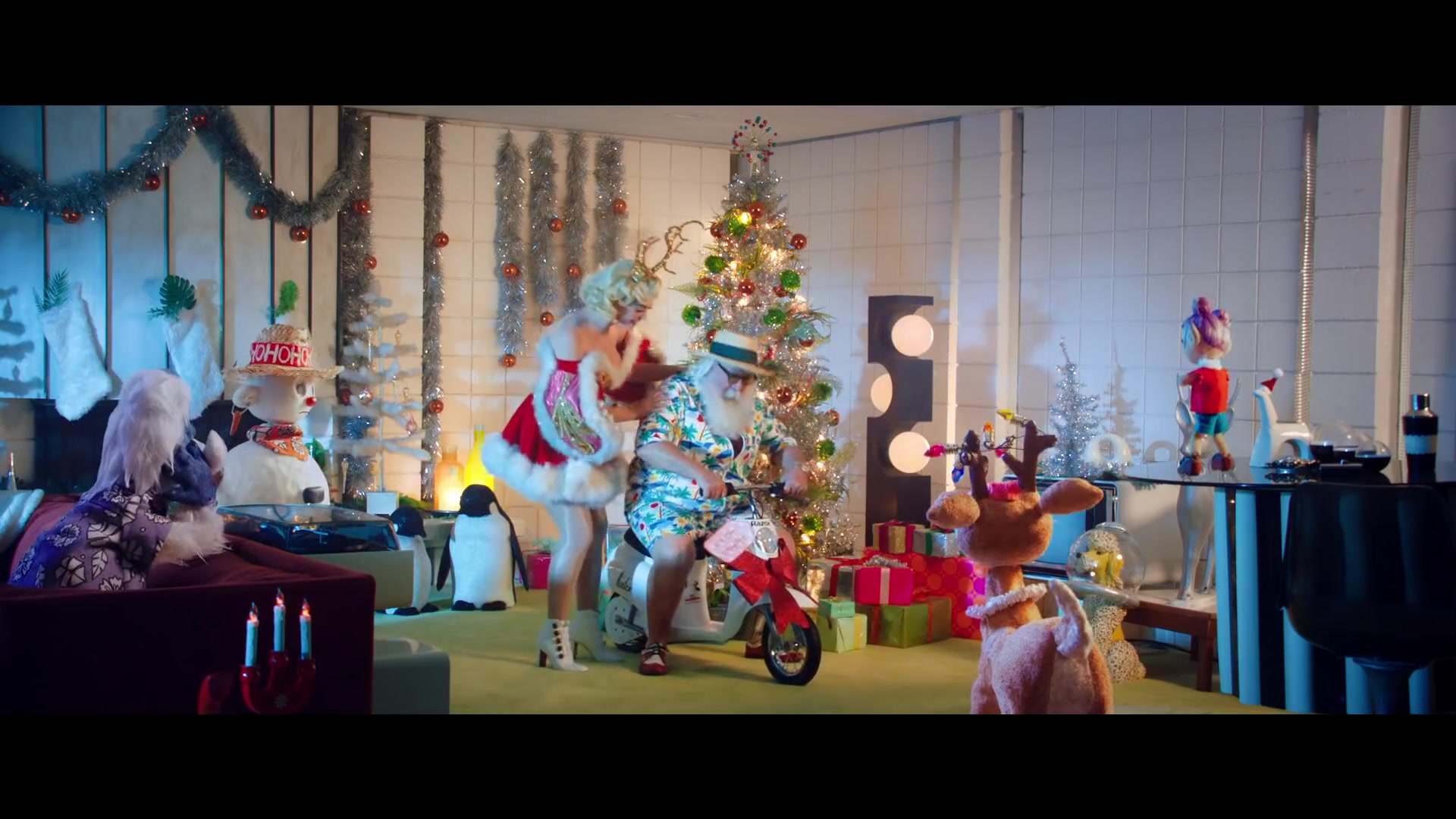 Razor Electric Scooter in "Cozy Little Christmas" by Katy Perry (2019)