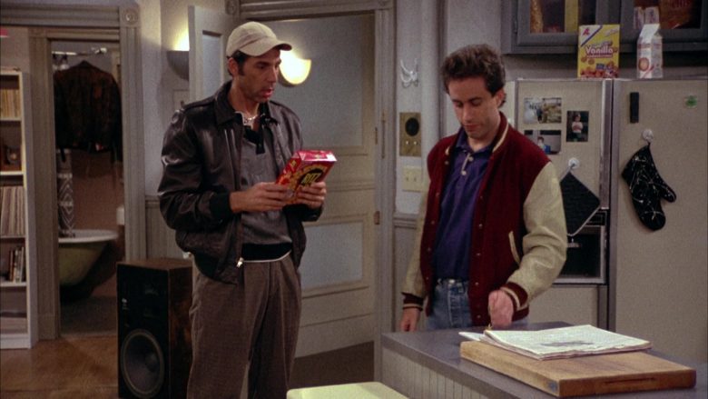 Ritz Bits Held by Michael Richards as Cosmo Kramer in Seinfeld Season 2 Episode 3 (1)