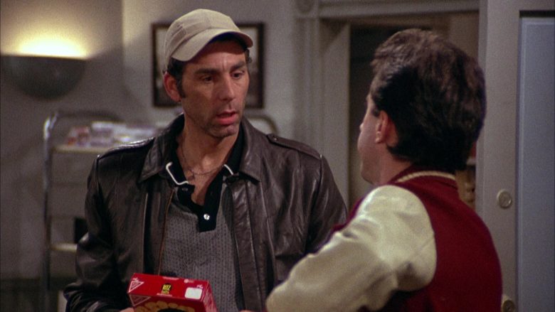Ritz Bits Held by Michael Richards as Cosmo Kramer in Seinfeld Season 2 Episode 3 (3)