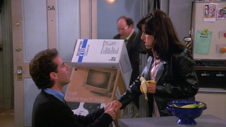 Sceptre LCD Monitor Box and Apple Multiple Scan 15 Display in Seinfeld Season 9 Episode 3 The Serenity Now