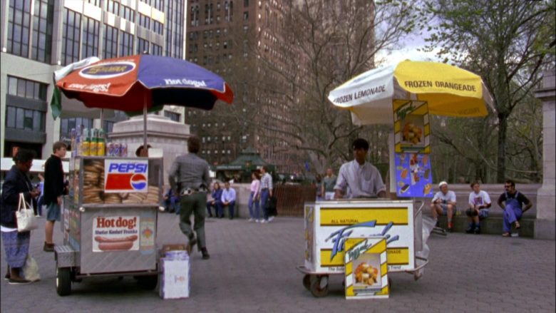 Shofar Hot Dogs and Pepsi in Seinfeld Season 6 Episode 24 The Understudy