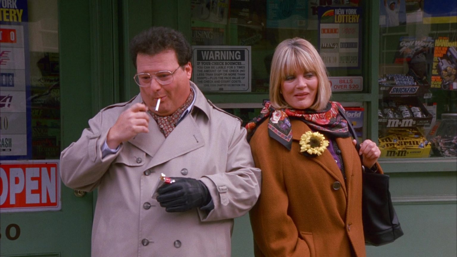 Snickers Bars And M&M's Candies In Seinfeld Season 6 Episode 11 "The Switch" (1995)