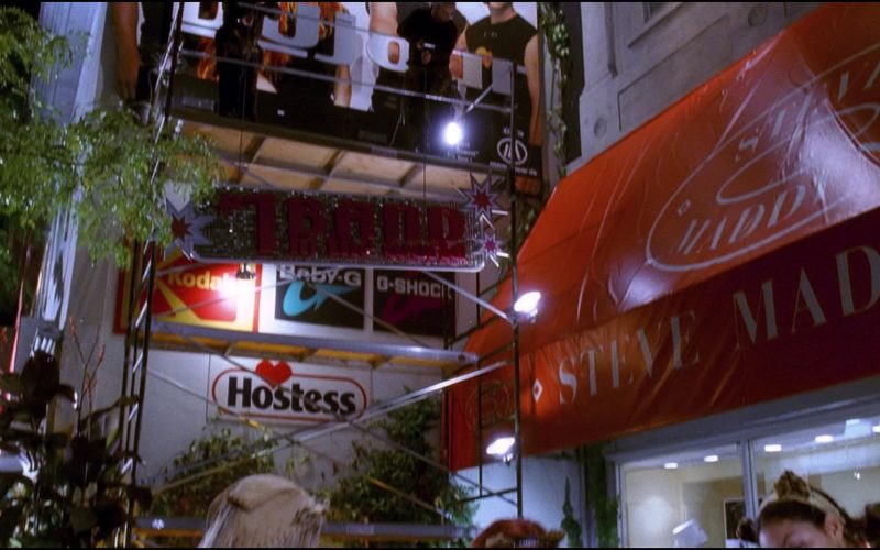 Steve Madden Store, Kodak, Baby-G, G-Shock, Hostess in Josie and the Pussycats (2001)