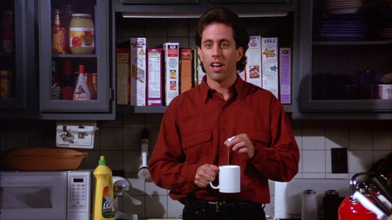 Sunlight Dishwashing Liquid in Seinfeld Season 6 Episode 5 The Couch