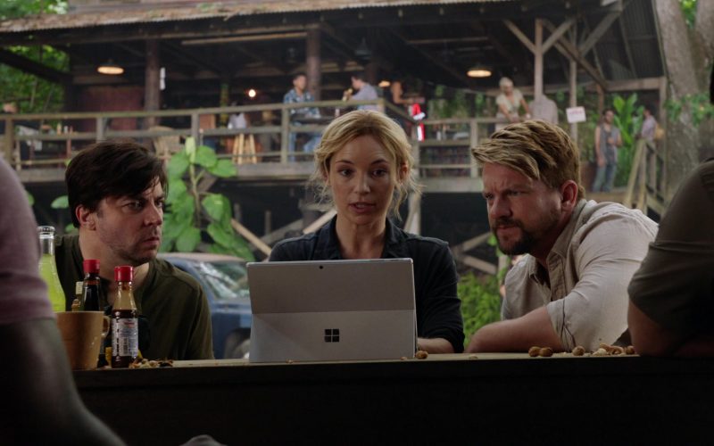 Surface Tablet by Microsoft Used by Perdita Weeks as Juliet Higgins, a former MI6 agent in Magnum P.I. Season 2 (1)