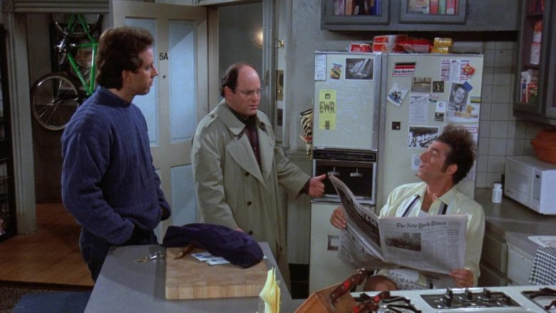The New York Times Newspaper Held by Michael Richards as Cosmo Kramer in Seinfeld Season 7 Episode 20 (1)