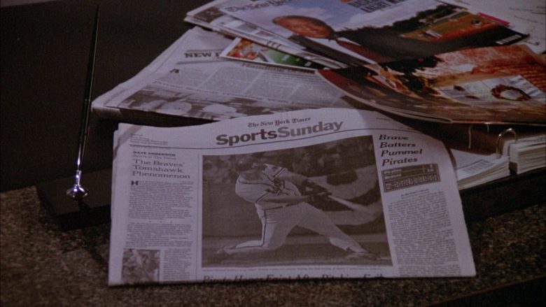 The New York Times Newspaper in Seinfeld Season 3 Episode 21 The Letter