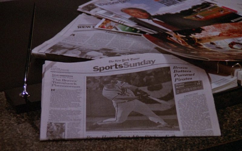 The New York Times Newspaper in Seinfeld Season 3 Episode 21 The Letter