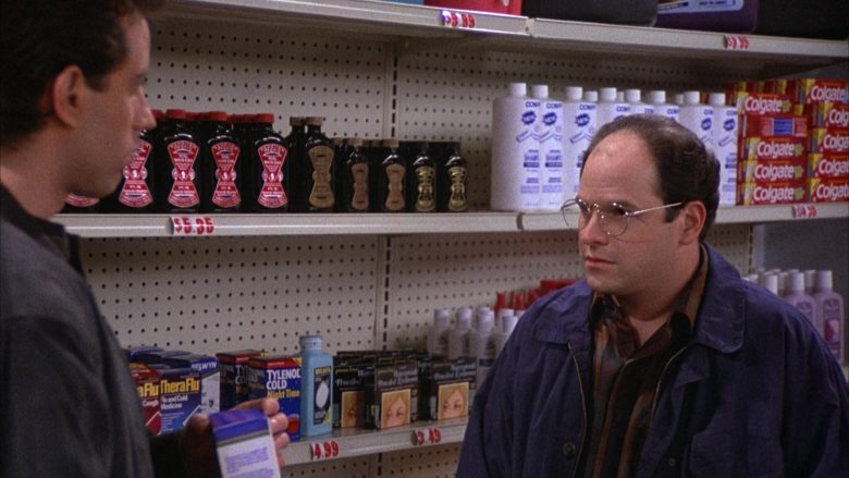 Theraflu, Tylenol & Colgate Toothpastes in Seinfeld Season 3 Episode 10