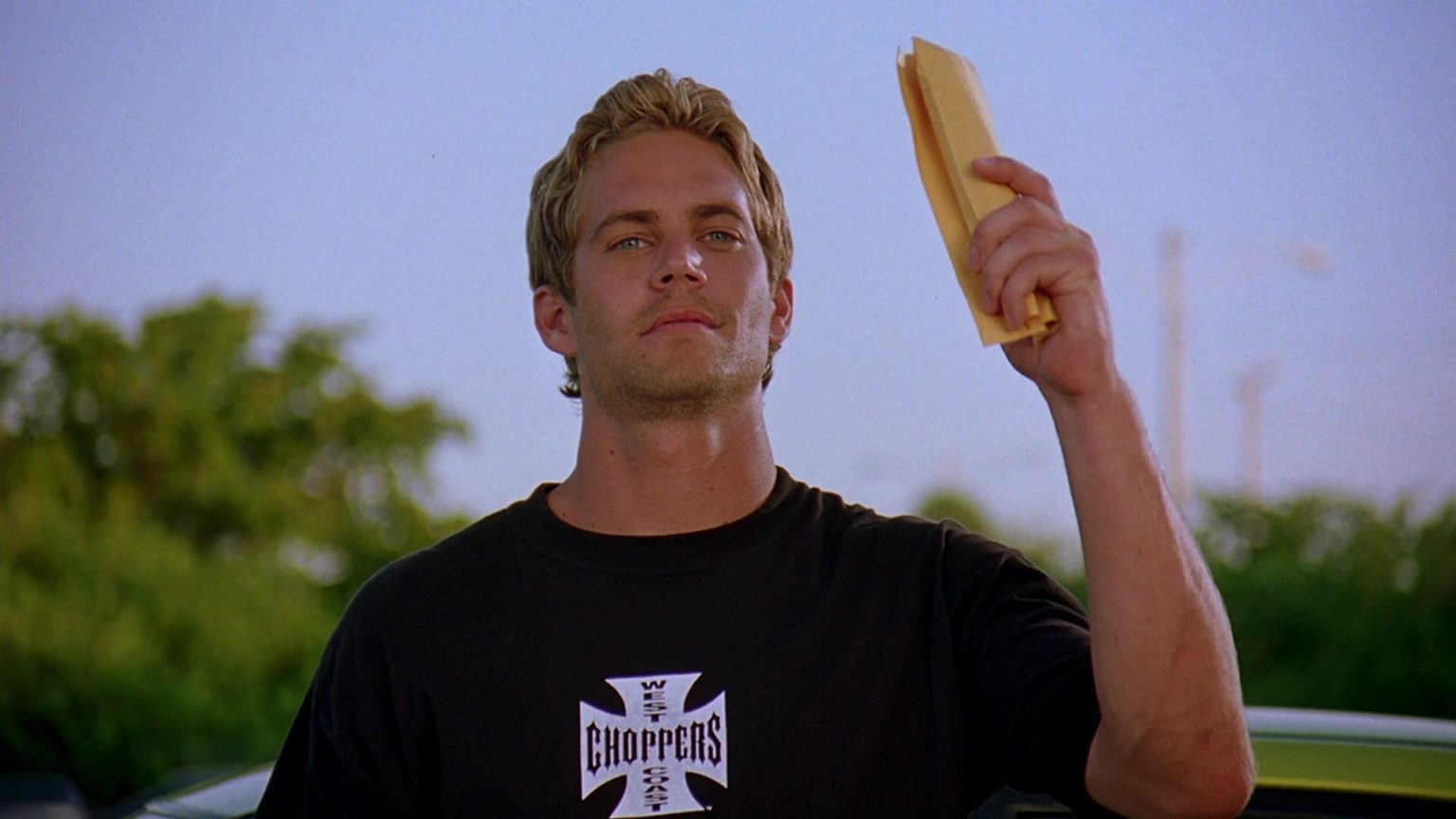West Coast Choppers T Shirt Worn By Paul Walker As Brian O Conner In 2 Fast 2 Furious 2003