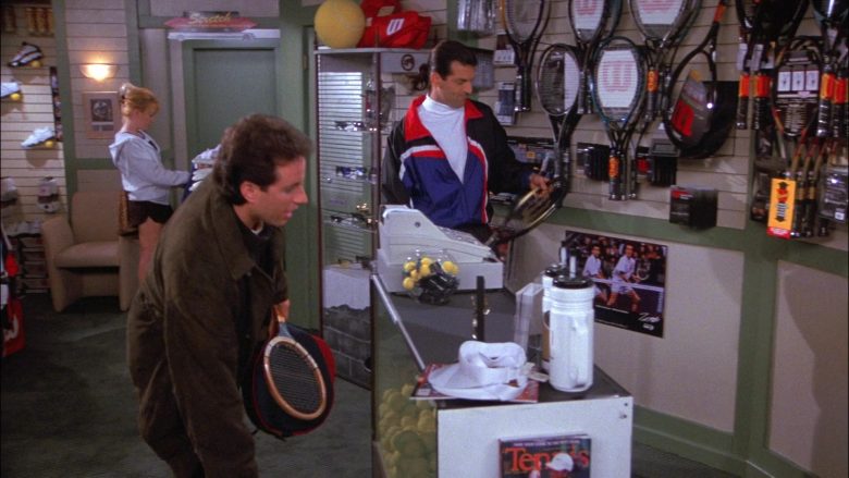 Wilson Tennis Racquets in Seinfeld Season 8 Episode 13 The Comeback (1)