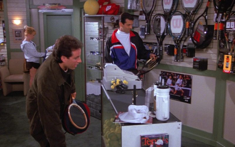 Wilson Tennis Racquets in Seinfeld Season 8 Episode 13 The Comeback (1)