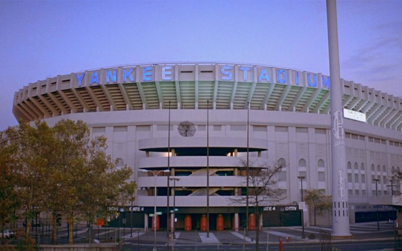 Yankee Stadium in Seinfeld Season 8 Episode 20 The Millennium