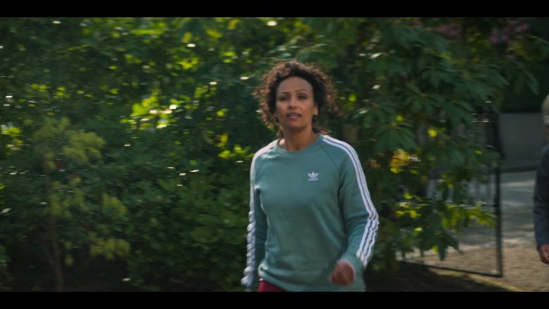 Adidas Sweatshirt in Green For Women in The Stranger Episode 1 (1)