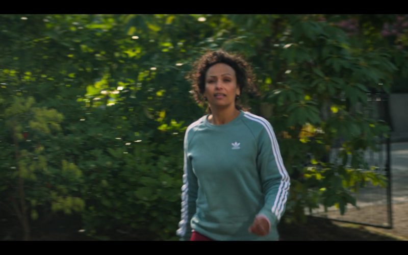Adidas Sweatshirt in Green For Women in The Stranger Episode 1 (1)