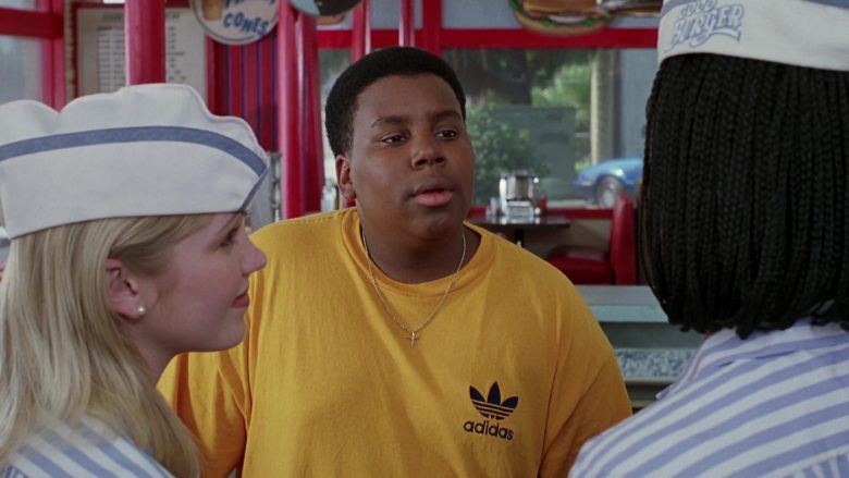 Adidas T-Shirt in Yellow Worn by Kenan Thompson as Dexter Reed in Good Burger (5)