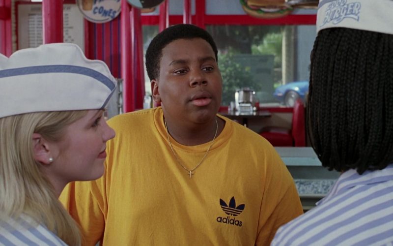 Adidas T-Shirt in Yellow Worn by Kenan Thompson as Dexter Reed in Good Burger (5)