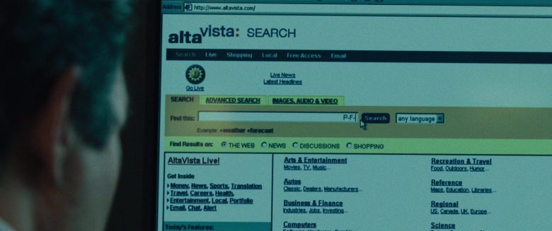 AltaVista WEB Search Engine in Dark Waters (2019)