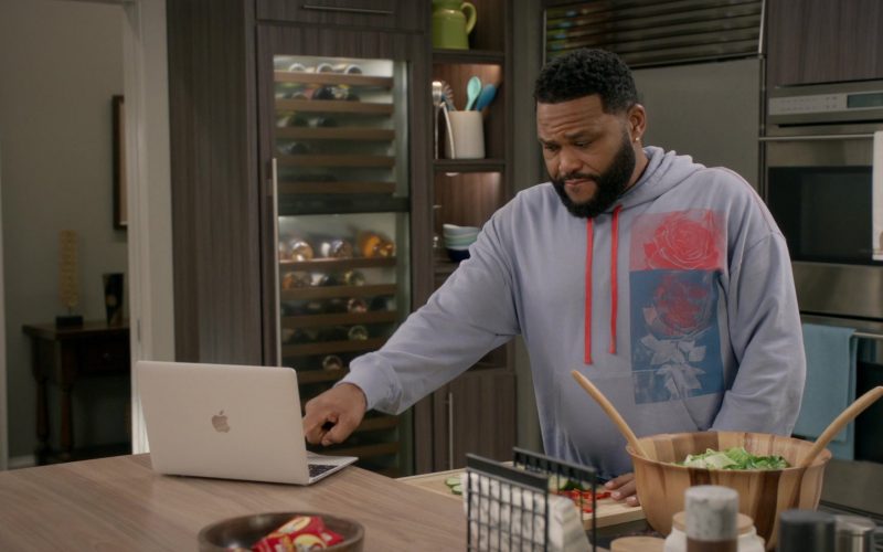 Apple MacBook Laptop Computer Used by Anthony Anderson as Dre in Black-ish Season 6 Episode 14 (2020)