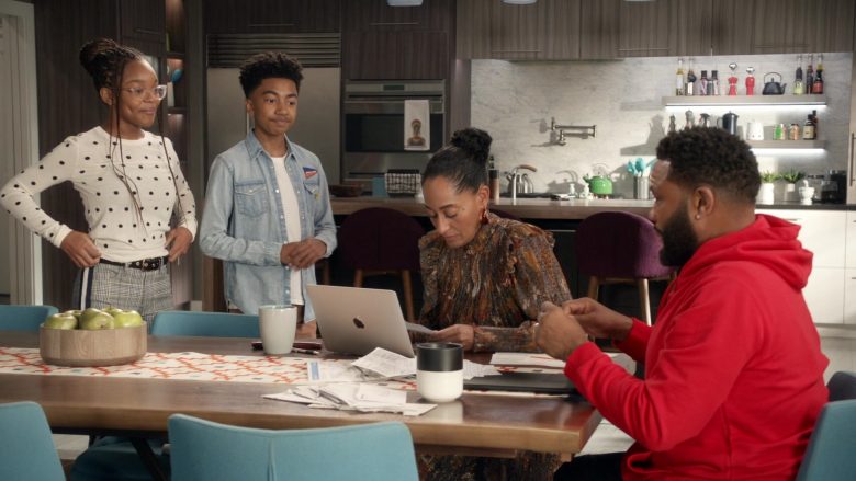 Apple MacBook Laptop Computer Used by Tracee Ellis Ross as Dr. Rainbow ‘Bow' Johnson in Black-ish Season 6 Episode 14 (1)