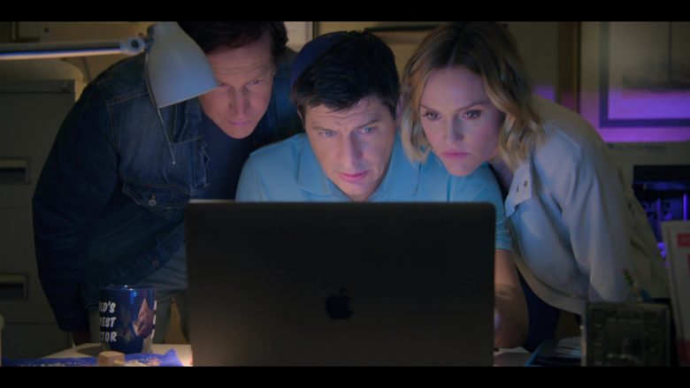 Apple MacBook Laptop Used by Rob Huebel, Ken Marino & Erinn Hayes in Medical Police Season 1 Episode 4 Mature Group Action