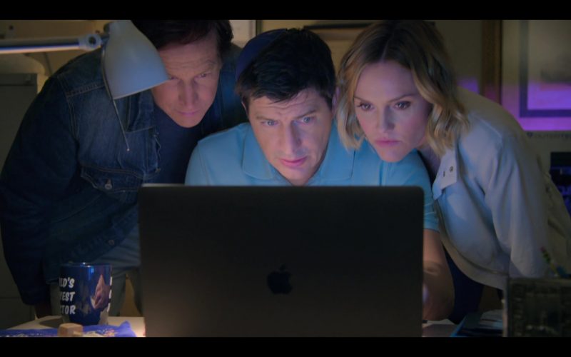 Apple MacBook Laptop Used by Rob Huebel, Ken Marino & Erinn Hayes in Medical Police Season 1 Episode 4 Mature Group Action