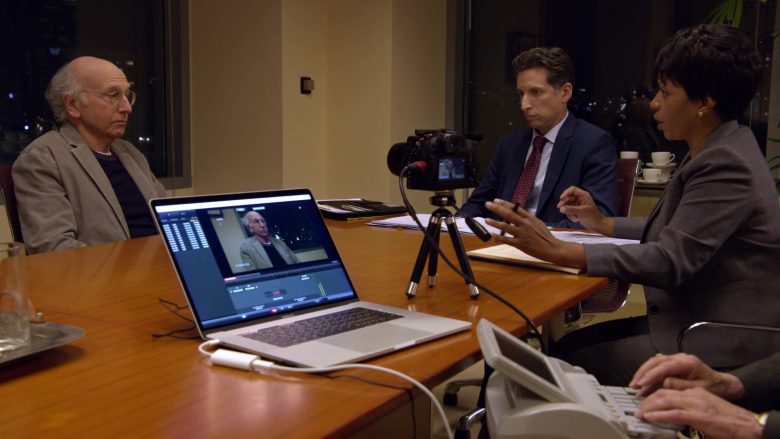 Apple MacBook Pro Laptop Computer in Curb Your Enthusiasm Season 10 Episode 2 (2020)