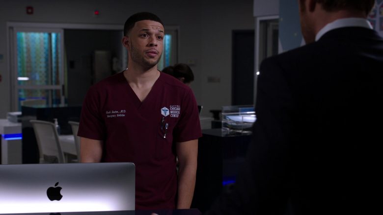 Apple iMac All-In-One Computers in Chicago Med Season 5 Episode 11 The Ground Shifts Beneath Us (2)