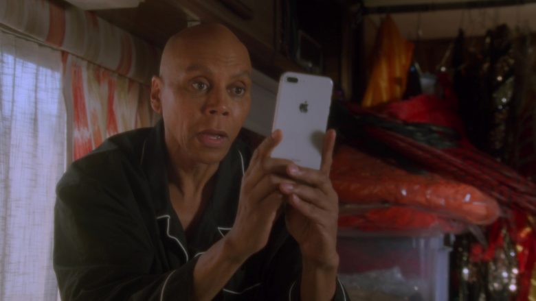 Apple iPhone Mobile Phone Used by RuPaul Andre Charles as Ruby Red in AJ and the Queen Season 1 Episode 2 Pittsburgh (3)