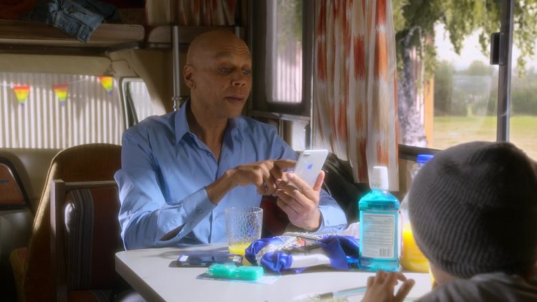 Apple iPhone Smartphone Held by RuPaul Andre Charles as Ruby Red in AJ and the Queen Season 1 Episode 5 Mt. Juliet (1)