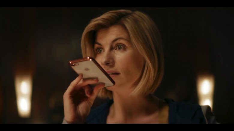 Apple iPhone Smartphone Used by Jodie Whittaker in Doctor Who Season 12 Episode 1 Spyfall, Part 1 (2020)