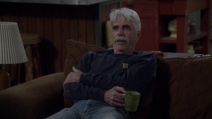 Carhartt Blue T-Shirt Worn By Sam Elliott As Beau Roosevelt Bennett In ...