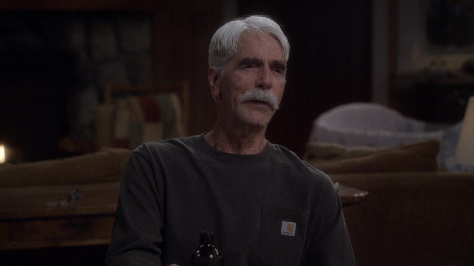 Carhartt T-Shirt Worn By Sam Elliott As Beau Roosevelt Bennett In The ...