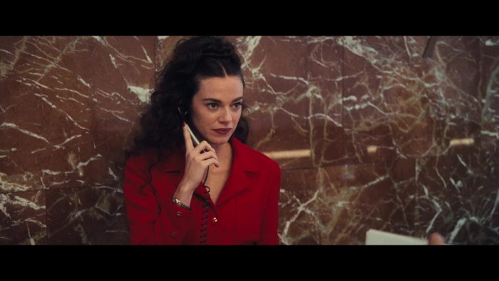 Chanel Red Dress Worn By Hailey Gates As Adley's Receptionist In Uncut