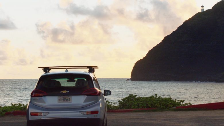 Chevrolet Bolt EV Car Driven by Meaghan Rath as Officer Tani Rey in Hawaii Five-0 Season 10 Episode 12 (1)