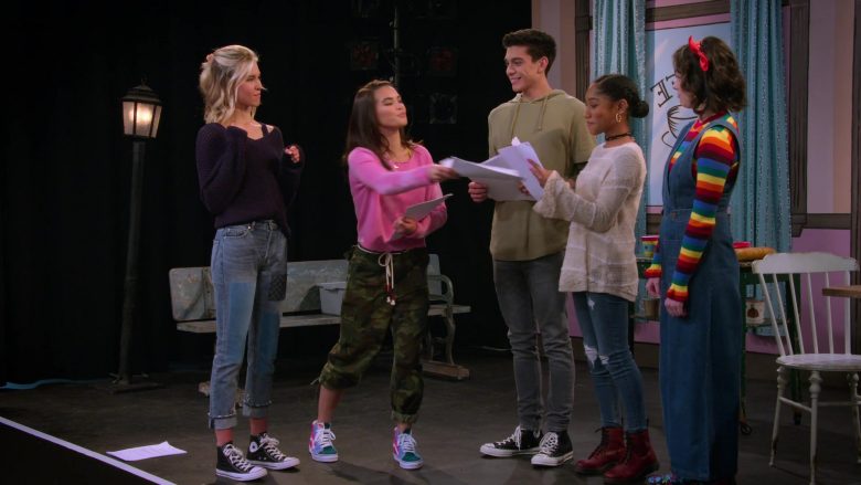 Converse High Top Shoes Worn by Isabel May in Alexa & Katie Season 3 Episode 6 Writer-Director-Nervous Wreck