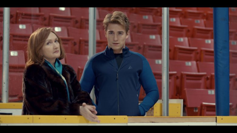 Craft Sportswear Blue Jacket Worn by Evan Roderick as Justin Davis in Spinning Out Season 1 Episode 3 Proceed with Caution (1)