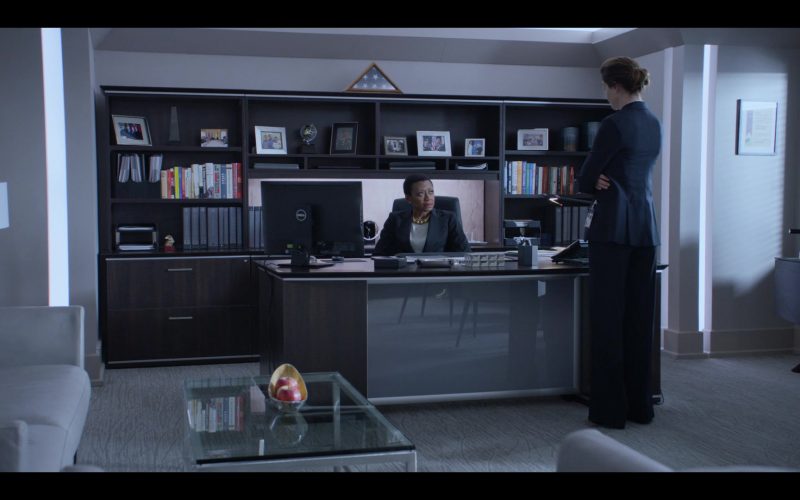 Dell All-In-One PC Used by Barbara Eve Harris as Katherine Bailey in Messiah Season 1 Episode 1 He That Hath an Ear