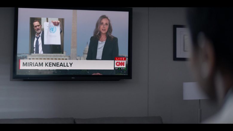 Dell TV and CNN Channel in Messiah Season 1 Episode 10 The Wages of Sin (2020)