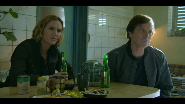 Dos Equis XX Beer Enjoyed by Rob Huebel and Erinn Hayes in Medical Police Season 1 Episode 6 The Lasagna as a Whole (1)