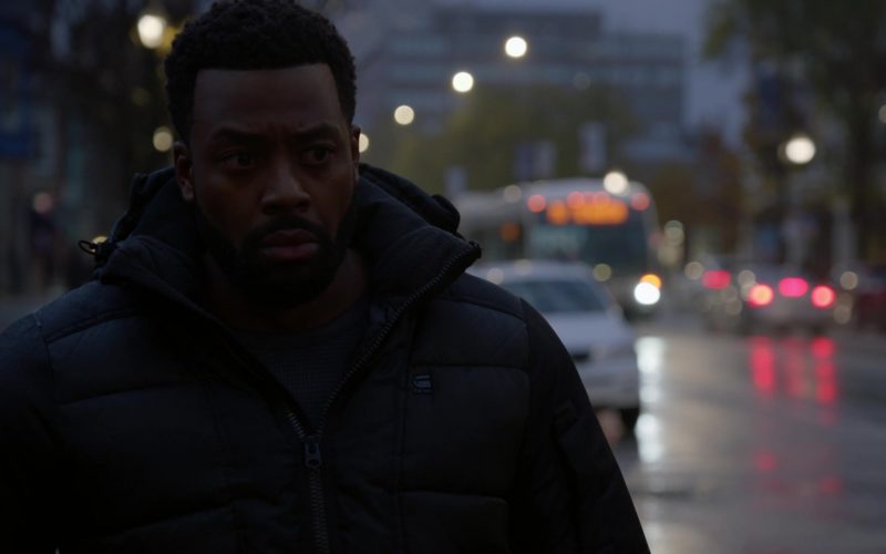 G-Star RAW Puffer Jacket Worn by LaRoyce Hawkins as Officer Kevin Atwater in Chicago P.D. Season 7 Episode 10 Mercy (3)
