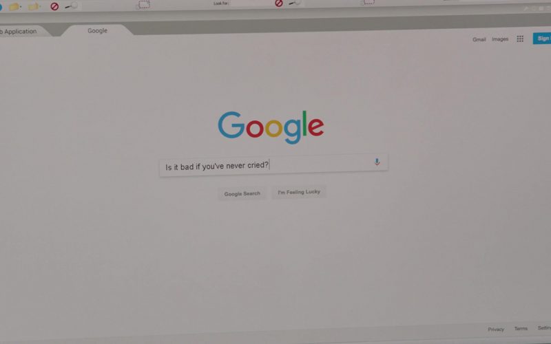 Google WEB Search in Playing with Fire (2019)