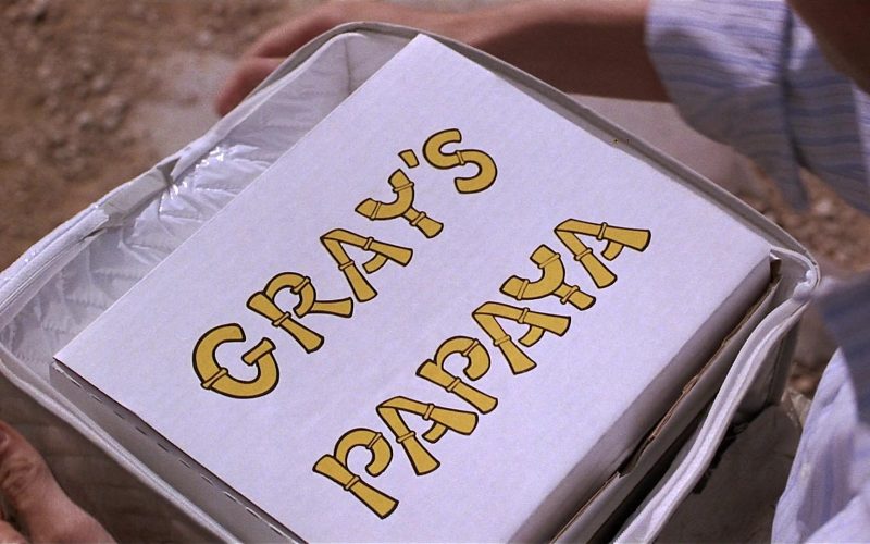 Gray's Papaya Hot Dogs Enjoyed by Matthew Perry & Salma Hayek in Fools Rush In (1997)