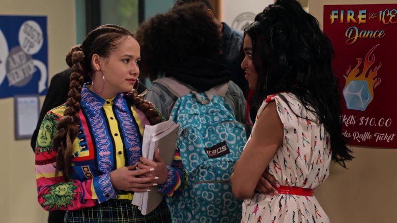 Jansport Trans Backpack in Family Reunion Season 1 Episode 15 Remember When Jade Was Down with the Swirl (2020)