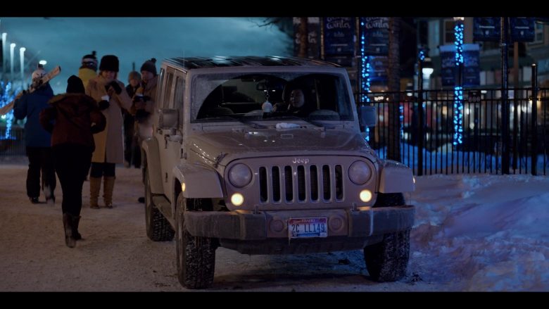 Jeep Wrangler Grey SUV Driven by Amanda Zhou as Jenn in Spinning Out Season 1 Episode 3 Proceed with Caution (2)